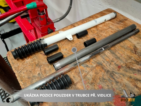 Úprva vidle na fichtlcup Jawa 50 pionýr
