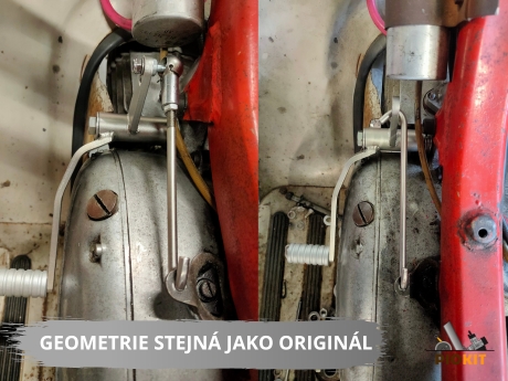 Ložiskové táhlo řazení Jawa 50 pionýr, mustang, pařez