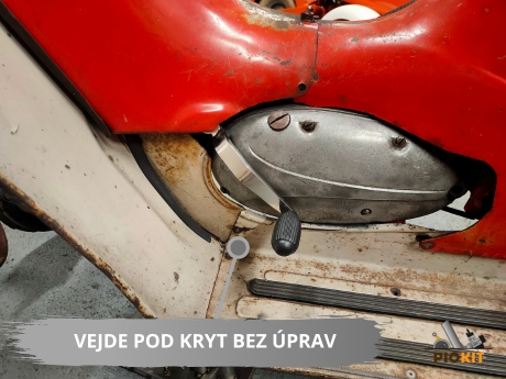 Montáž řadící páky pionýr Jawa 50